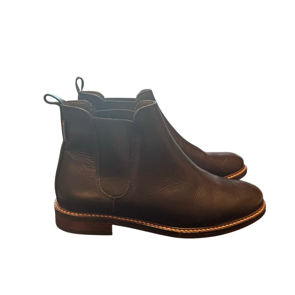 Barbour Foxton Women's Chelsea Boots | Black Leather Us Size 7